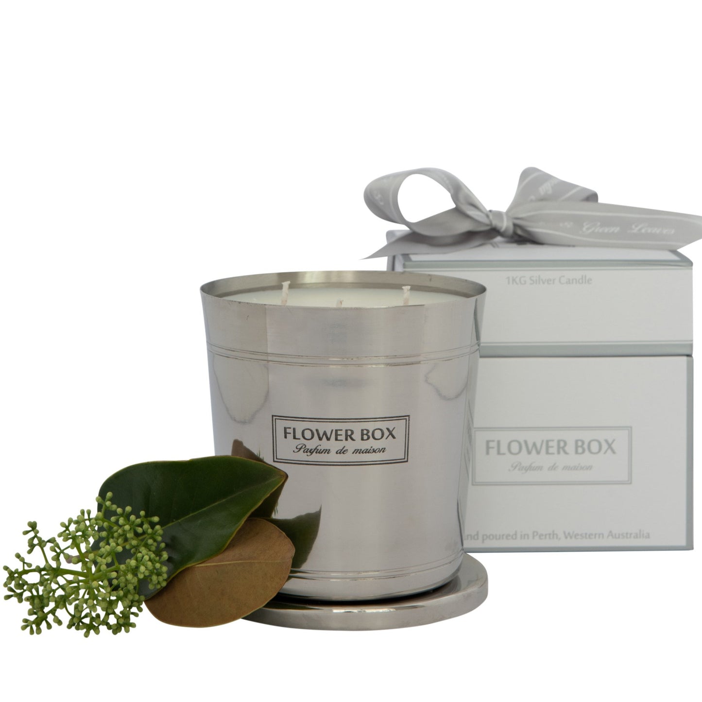 Hallmark Candle - Magnolia & Green Leaves (1kg)