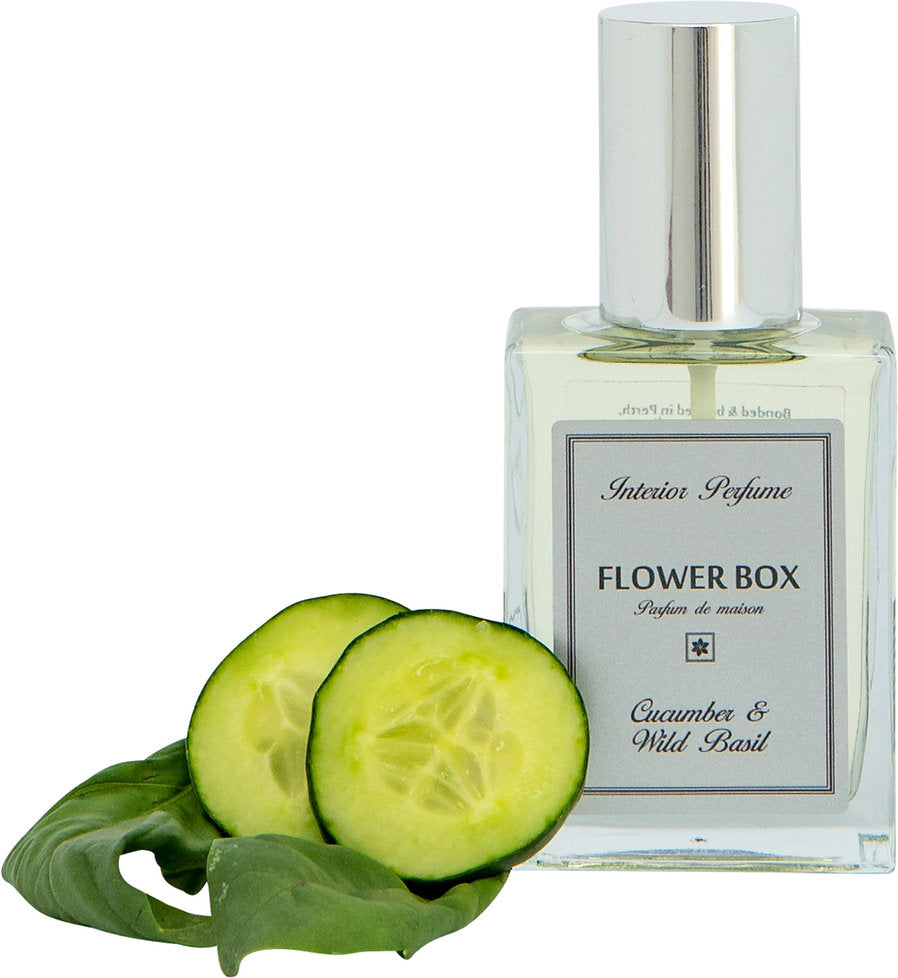 Interior Perfume Spray - Cucumber & Wild Basil (100mL)