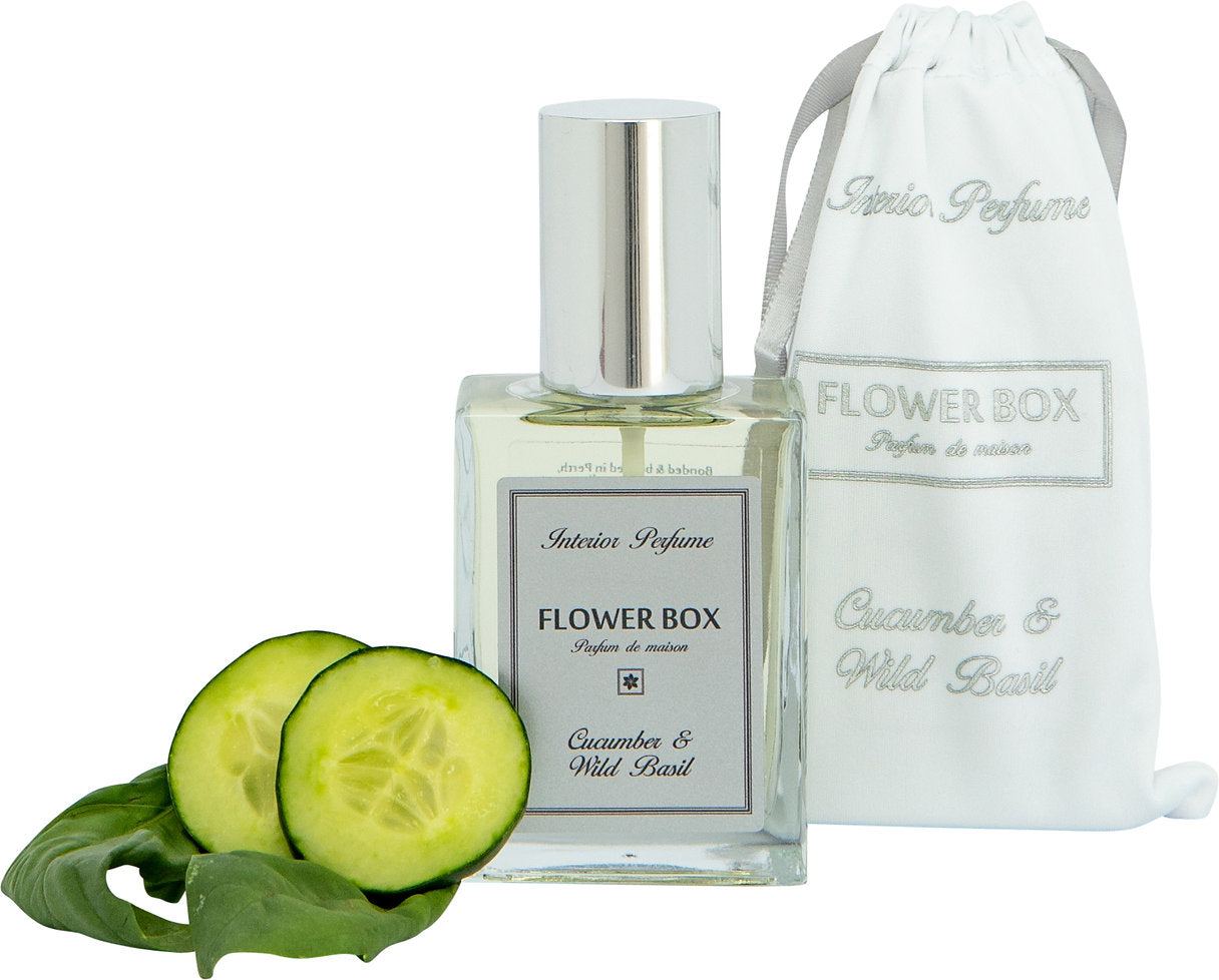 Interior Perfume Spray - Cucumber & Wild Basil (100mL)