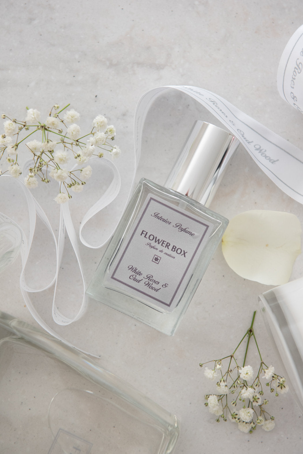 Interior Perfume Spray - White Rose & Oud Wood (100mL)