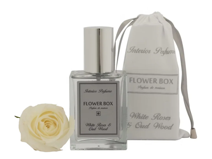 Interior Perfume Spray - White Rose & Oud Wood (100mL)