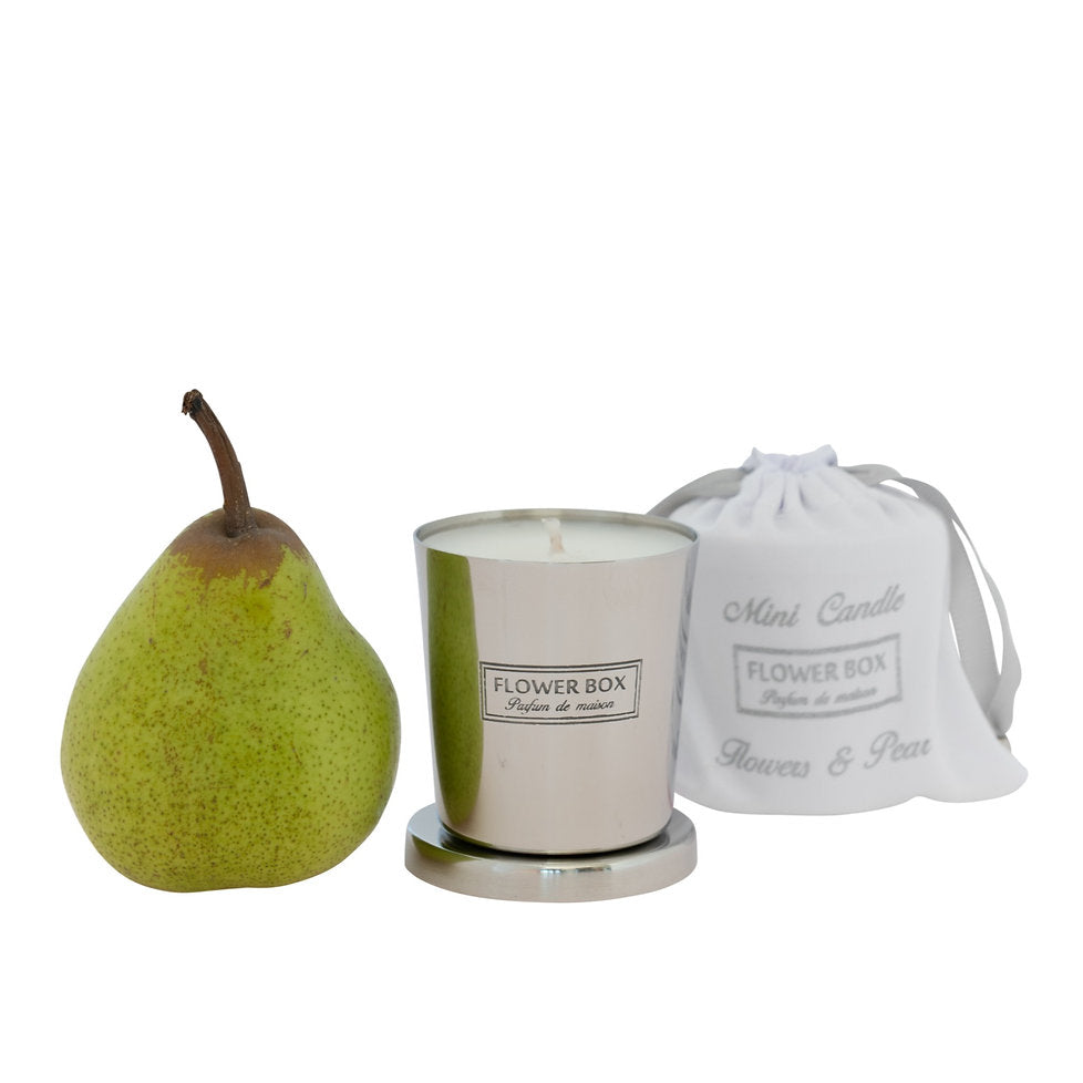Mini Candle - Flowers & Pear (80g)