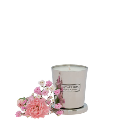 Mini Candle - Pink Flowers (80g)