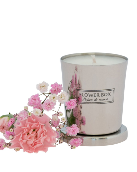 Mini Candle Pink Flowers - 80g