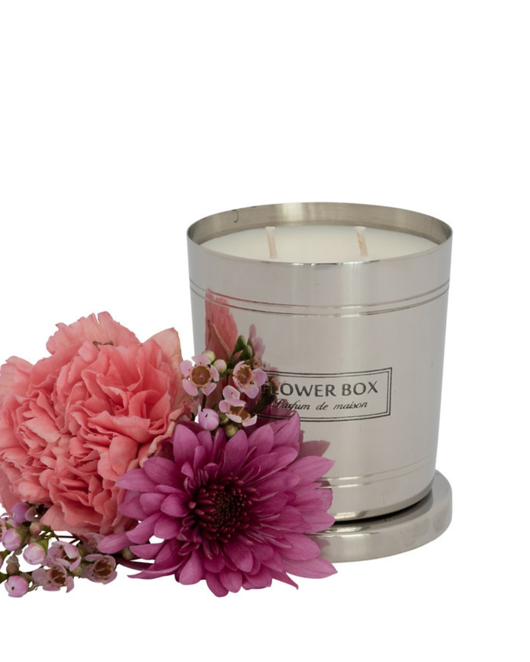 Standard Candle Pink Flowers - 290g